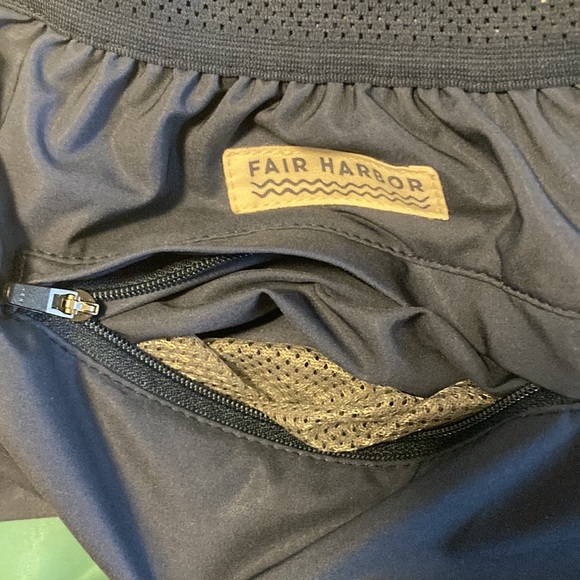 Fair Harbor Blue and Green Swim Trunks - Picture 11 of 12